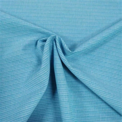 Σφιχτό ύφασμα 148CM Spandex πολυεστέρα λωρίδων υφαμένο 170gsm υλικό πολυεστέρα