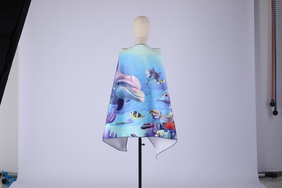 180x85cm ανακυκλώνουν πετσέτα παραλιών υφάσματος τη γρήγορα ξηρά Weft τυπωμένη 200gsm