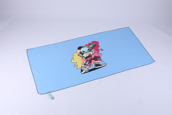 140x70cm ανακυκλώνουν τυπωμένη την ύφασμα γρήγορη ξηρά πετσέτα παραλιών ατόμων σιδήρου