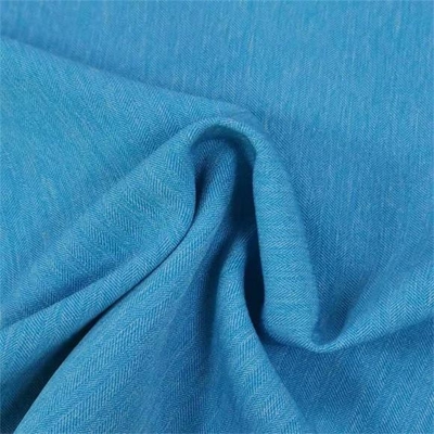 170gsm κατιονικό Twill ψαροκόκκαλων πολυεστέρα 148cm πολυ Spandex πλέκει