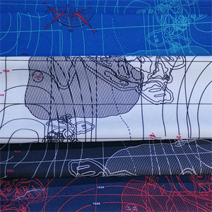 120gsm υφαμένο ύφασμα 75Dx150D Peachtwill Microfiber για Boardshorts