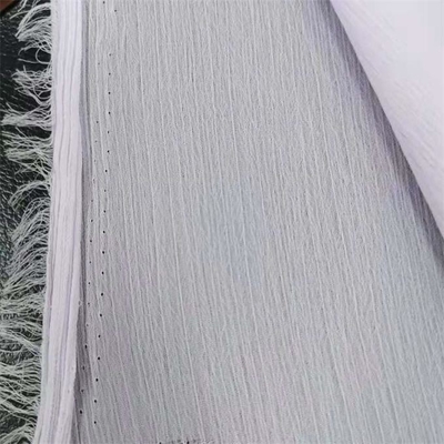 Στερεό Crinkle 75d υλικό σιφόν πολυεστέρα υφάσματος της Georgette