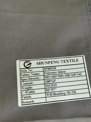 50D+30D*50D+30D 100%P 91GSM Υφάσματα από πολυεστέρα